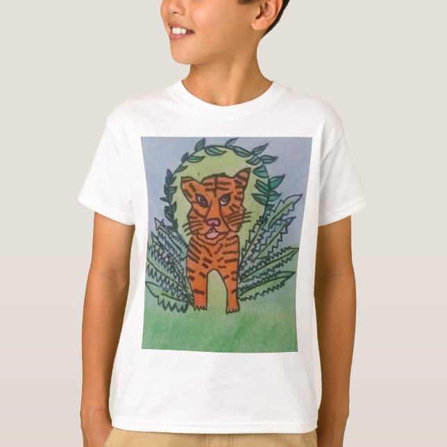 Camiseta tigre salvaje (Anverso)