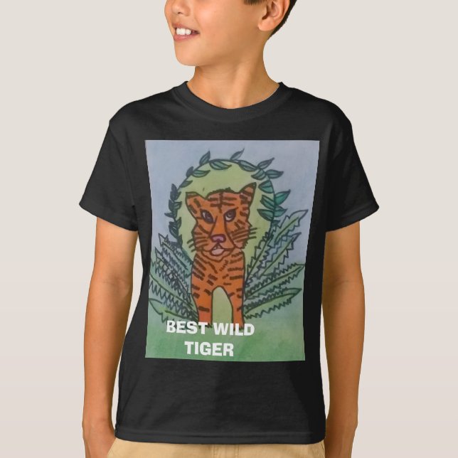 Camiseta Tigre salvaje (Anverso)
