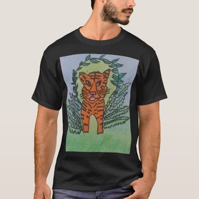 Camiseta tigre salvaje (Anverso)