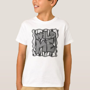 Camiseta Tigre salvaje Impresión en blanco y negro