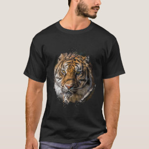 Camiseta Tigre siberiano tigre animal a raya en Guay