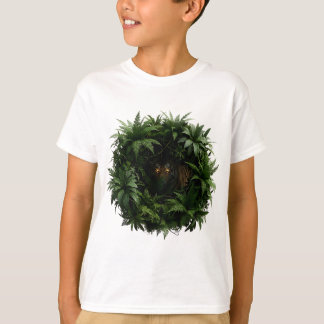 Camiseta Tigre sigiloso camuflado en lo tropical 