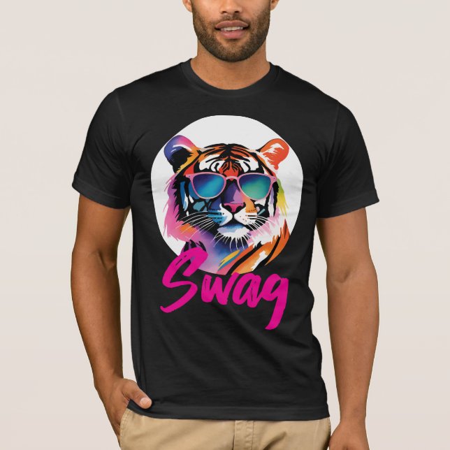 Camiseta tigre swag (Anverso)