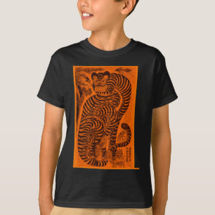 Camiseta Tigre talismane - Tradicional cosecha de arte orie