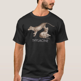 Camiseta Tigre, tilacino, animal de extinción de tigre de T
