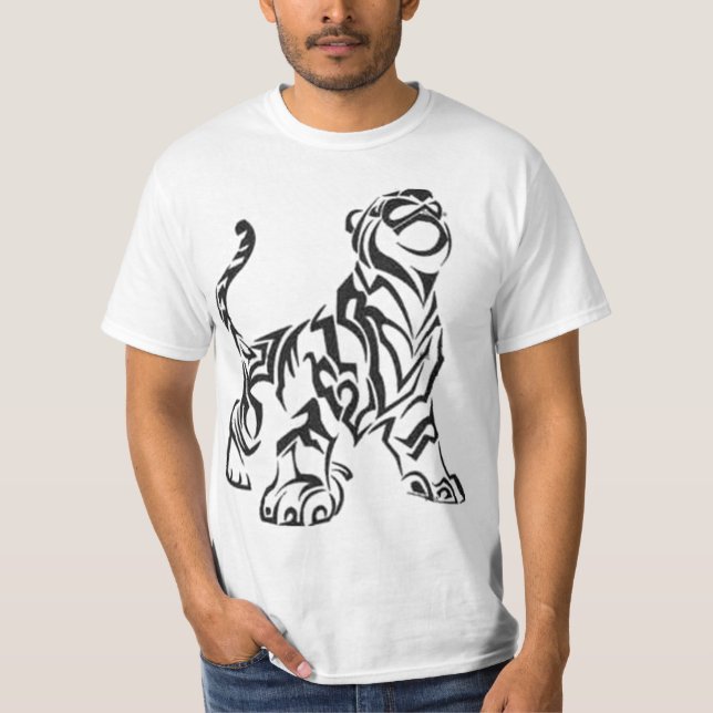 Camiseta tigre tribal (Anverso)