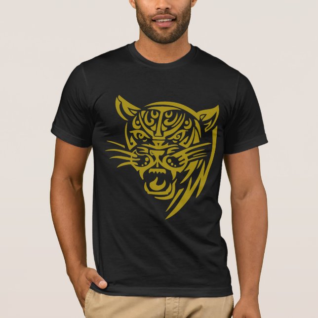 Camiseta Tigre tribal del oro (Anverso)