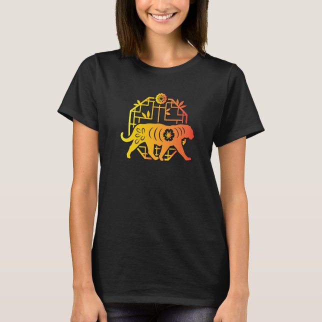 Camiseta Tigre zodiaco chino (Anverso)