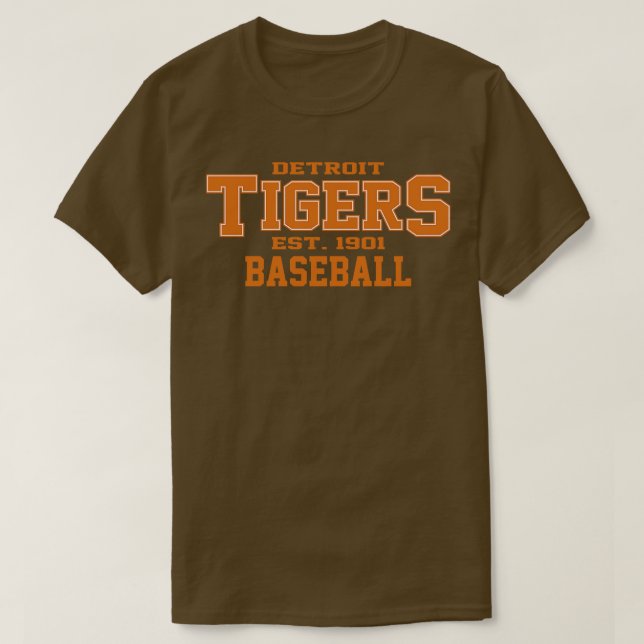 Camiseta Tigres de Béisbol (Diseño del anverso)