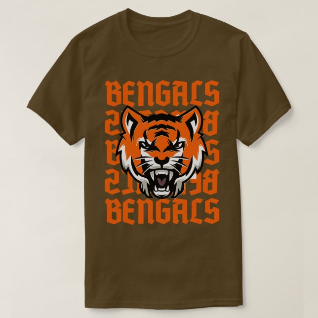 Camiseta Tigres de Bengala (Diseño del anverso)
