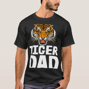 Camiseta Tigres de papá alardeando el rostro del tigre masc