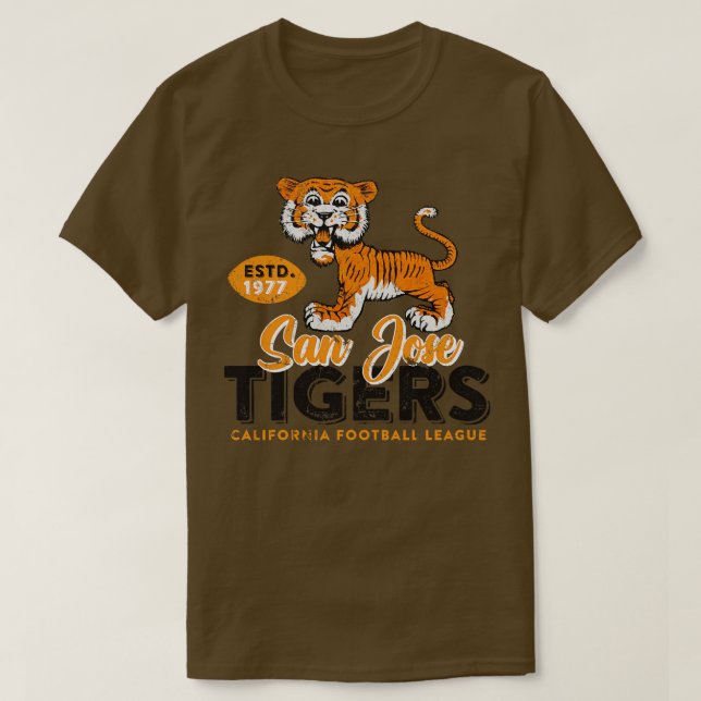 Camiseta Tigres de San José (Diseño del anverso)