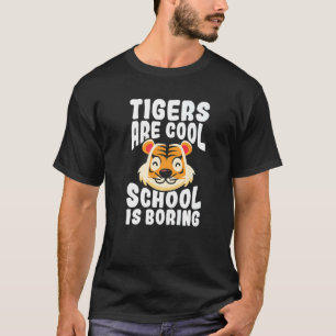 Camiseta Tigres de tigres de animales salvajes son escuela 