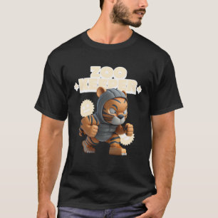 Camiseta Tigres de Zookeeper vetan animales africanos