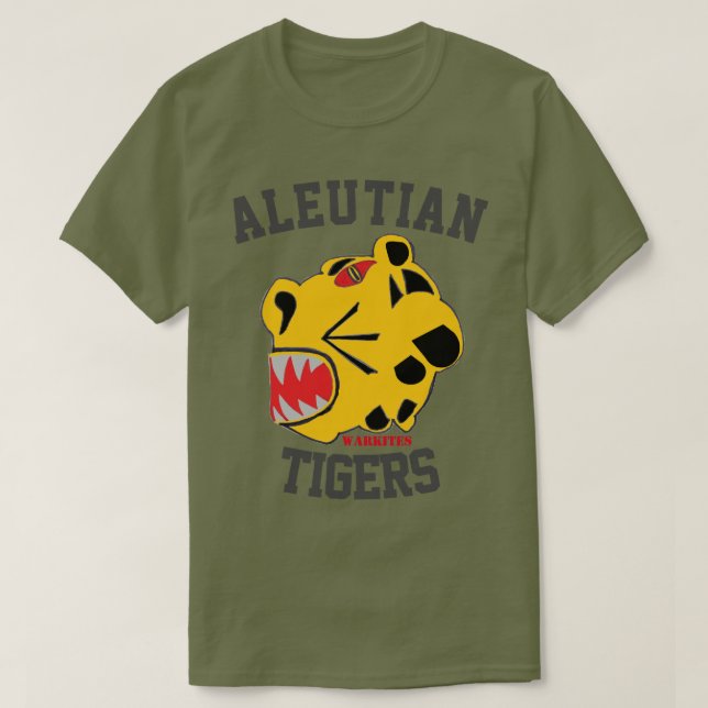 Camiseta Tigres del Aleutian de Warkites (Diseño del anverso)