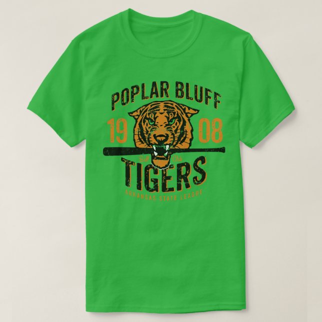 Camiseta Tigres del Bluff Poplar (Diseño del anverso)