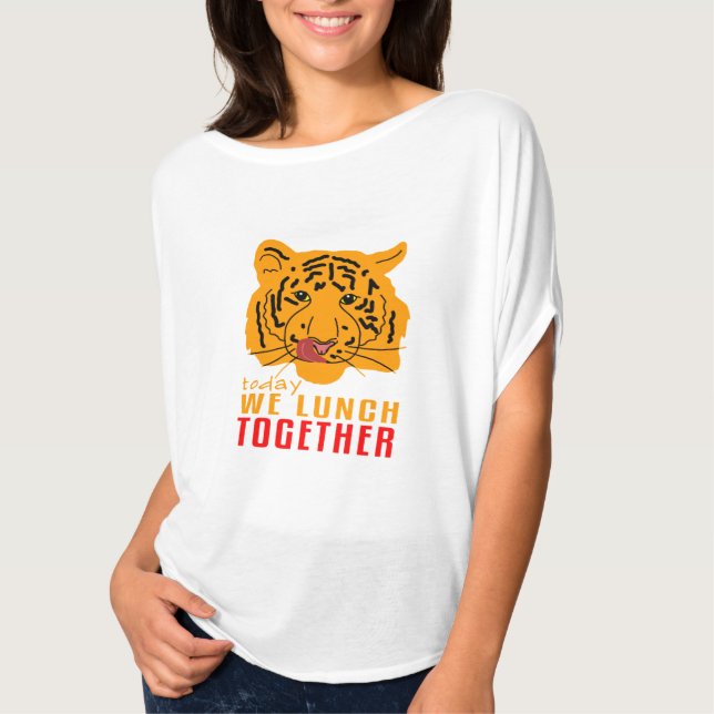 Camiseta Tigres - Hoy Almorzamos juntos (Anverso)