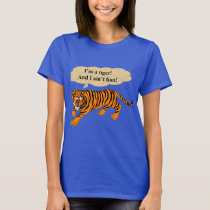 Camiseta Tigres, leones y retruécanos