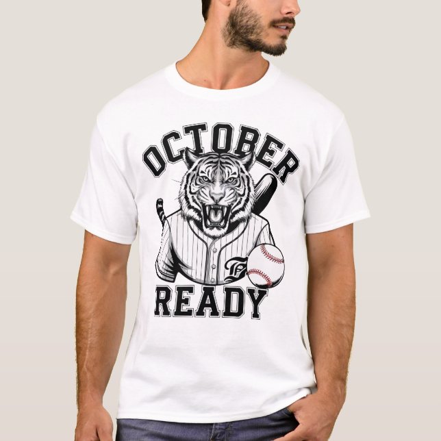 Camiseta Tigres listos para octubre (Anverso)