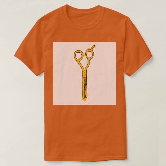 Camiseta Tijeras de barber (Diseño del anverso)
