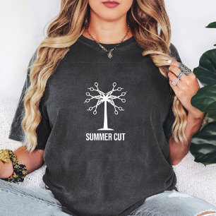 Camiseta Tijeras De Corte De Verano Peluquería De Árbol Sal