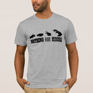 Camiseta Tijeras de papel de la roca -- ¡Tejón de miel!