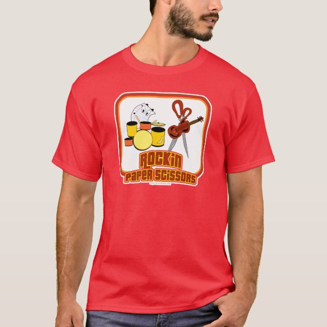 Camiseta Tijeras de papel Rockin (Anverso)
