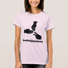 Camiseta Tijeras del papel de la roca del equipo (juego de