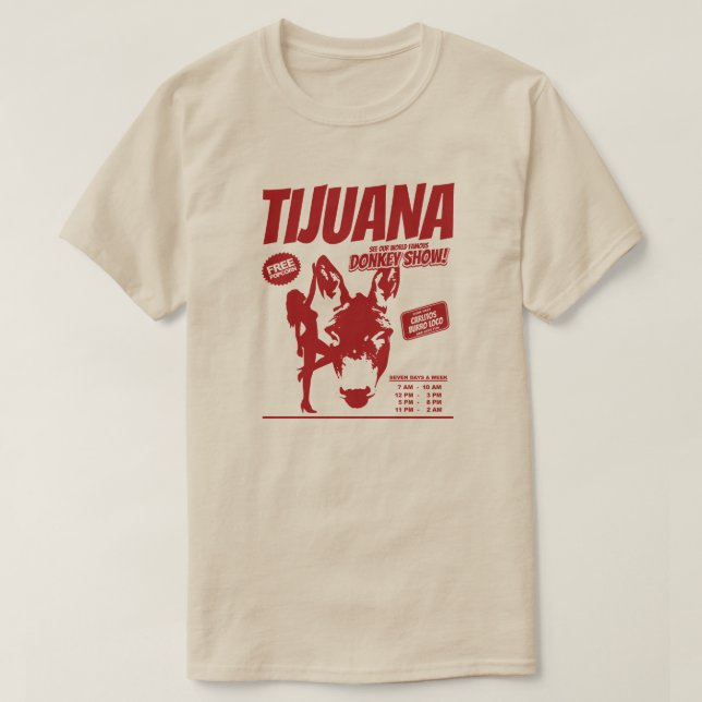 Camiseta Tijuana Donkey Show Urban Legend (Diseño del anverso)