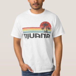 Camiseta Tijuana México - Vintag Retro Beach Mexicano