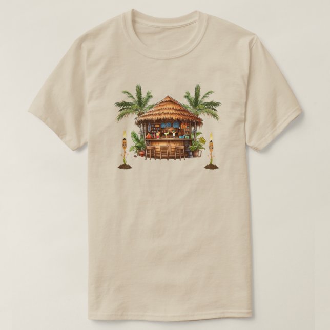 Camiseta Tiki Bar (Diseño del anverso)