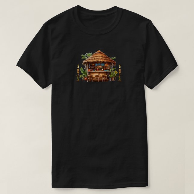 Camiseta Tiki Bar (Diseño del anverso)