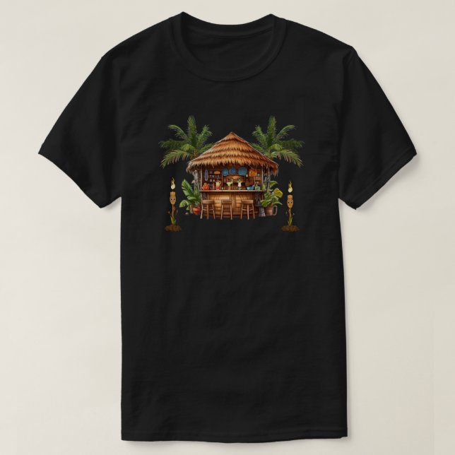 Camiseta Tiki Bar (Diseño del anverso)