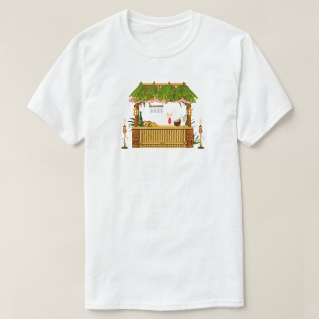 Camiseta Tiki Bar (Diseño del anverso)