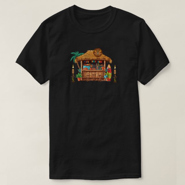 Camiseta Tiki Bar (Diseño del anverso)