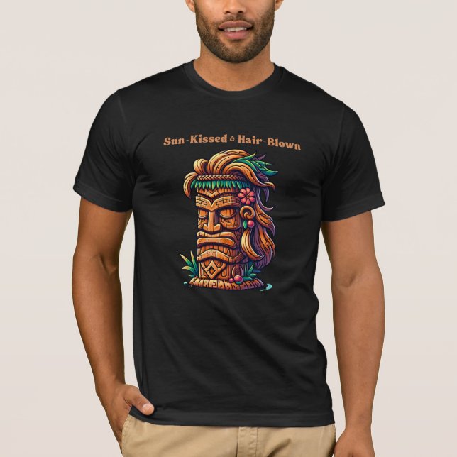 Camiseta Tiki - Besada de sol y de pelo (Anverso)