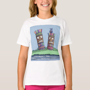 Camiseta Tiki Bird Plum T