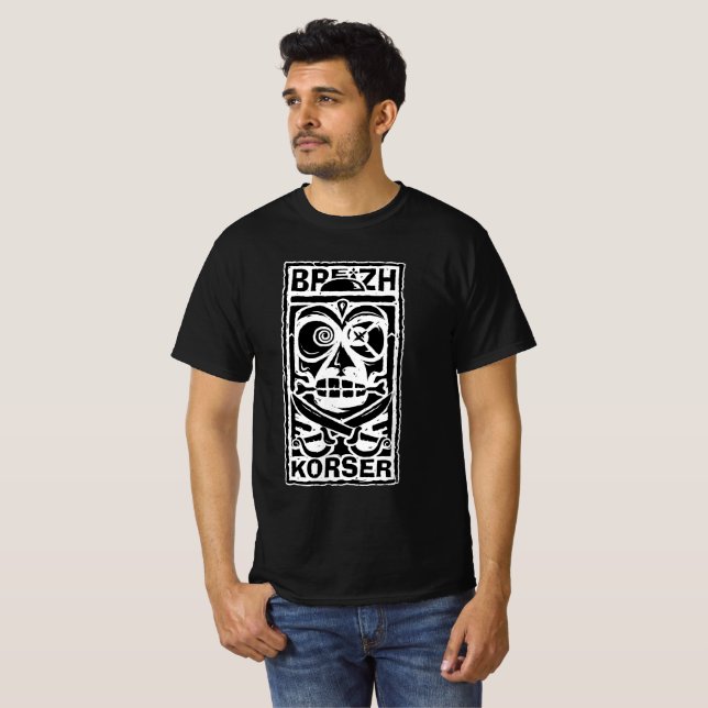 Camiseta Tiki Breizh Korser (Anverso completo)