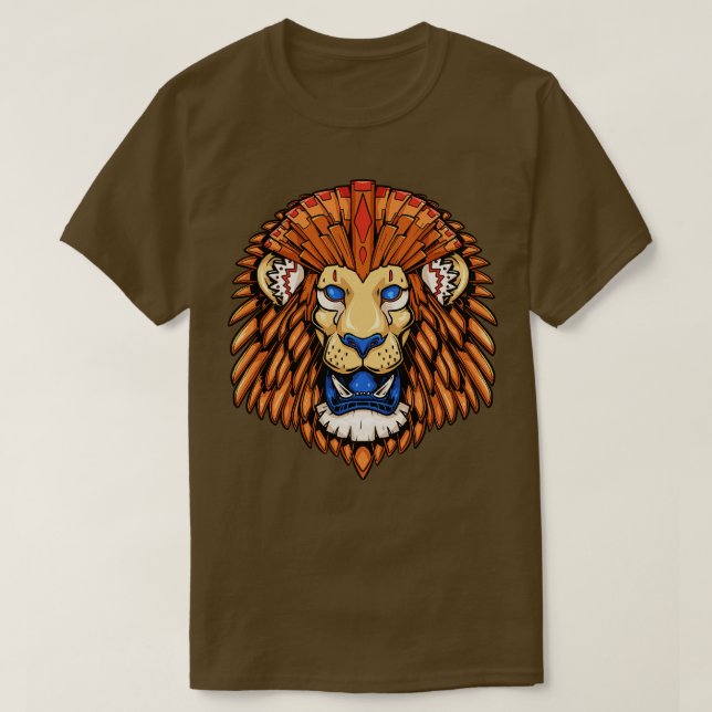 Camiseta Tiki Lion TShirt (Diseño del anverso)
