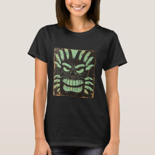 Camiseta Tiki Time Tiki Vintage Dios Tótem Tiki Head Hawaii