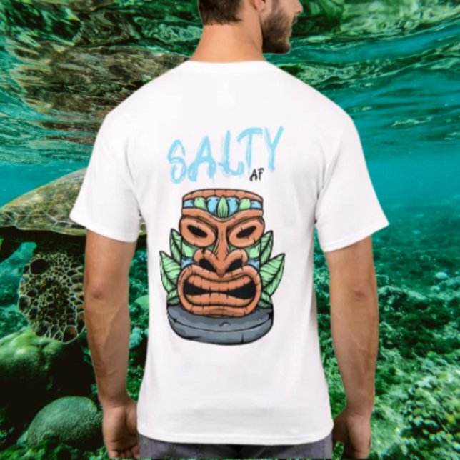 Camiseta Tiki Totem de Salty AF (Subido por el creador)