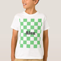 Tile Y2K del tablero de ajedrez verde retro