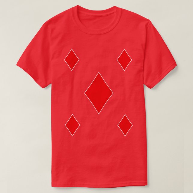 Camiseta Tiles Diamonds Suela Jugando d Símbolo (Diseño del anverso)