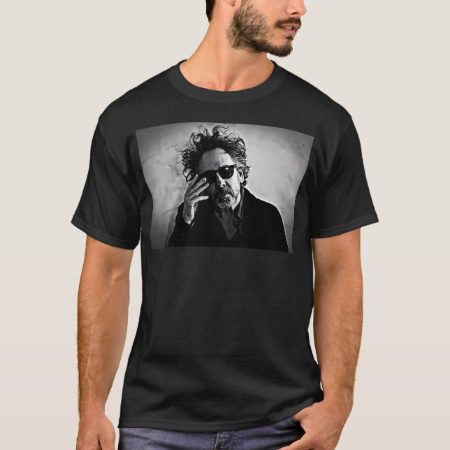 Camiseta Tim Burton Cine Tv Regalo Ideas de Arte Digital (Anverso)