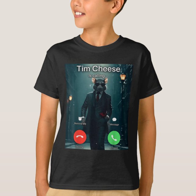 Camiseta Tim Cheese Meme (Anverso)