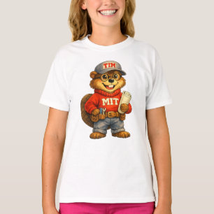 Camiseta Tim el Castor – Mascota inspirada en Ghibli