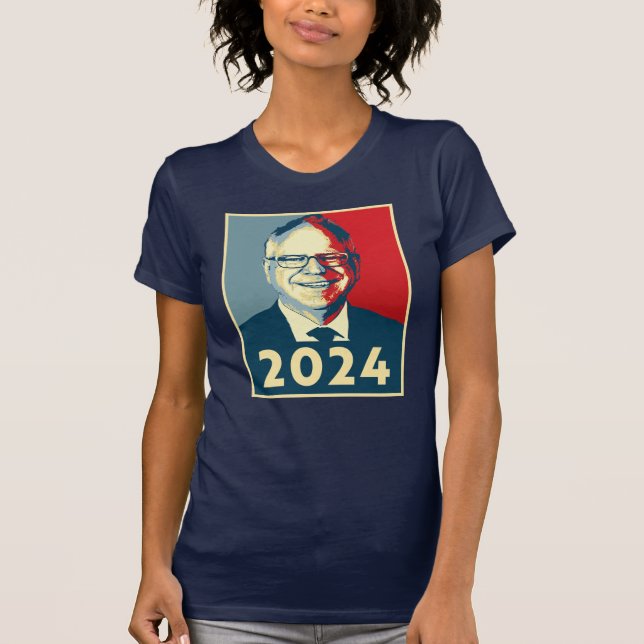 Camiseta Tim Walz 2024 (Anverso)