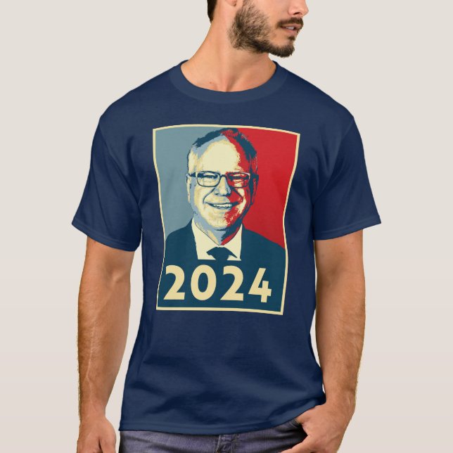Camiseta Tim Walz 2024 (Anverso)