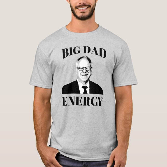 Camiseta Tim Walz Big Dad Energy (Anverso)