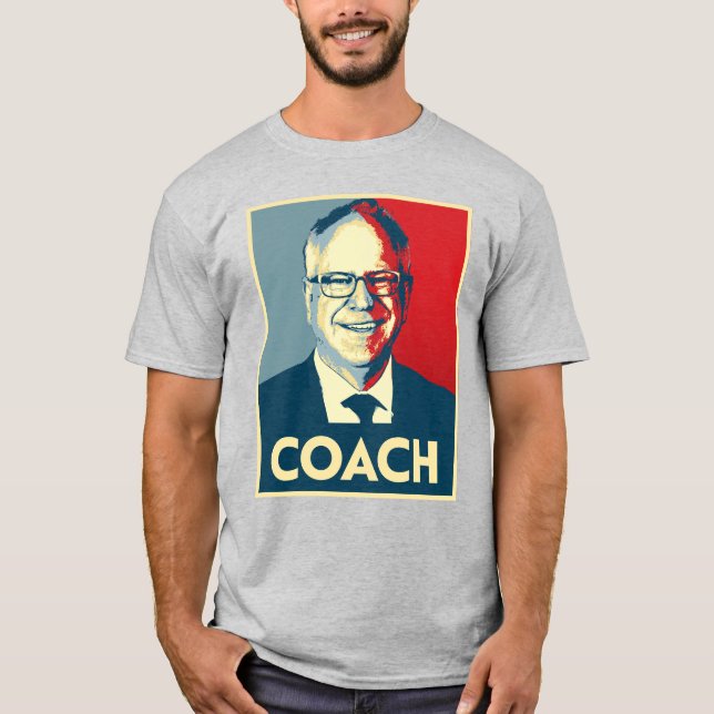 Camiseta Tim Walz COACH (Anverso)